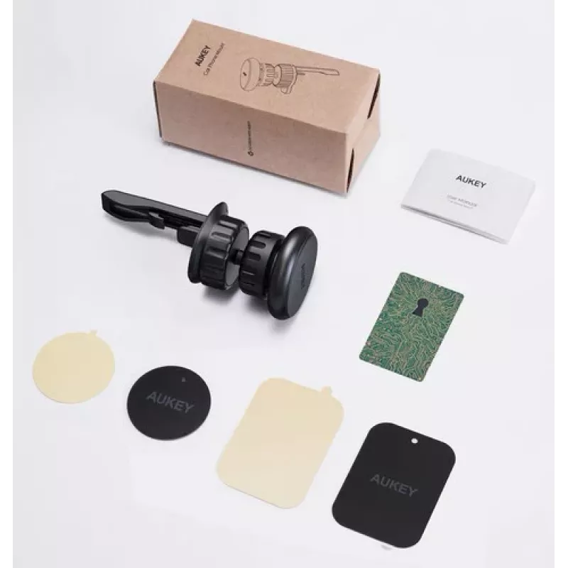 Soporte para coche Aukey HD-C74 universal ajustable para smartphones, soporte para salpicadero/parabrisas