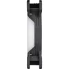Thermaltake Riing Quad 12 RGB CL-F088-PL12SW-C ventilador de radiador de 120 mm, TT Premium Edition, pack individual, sin controlador, negro