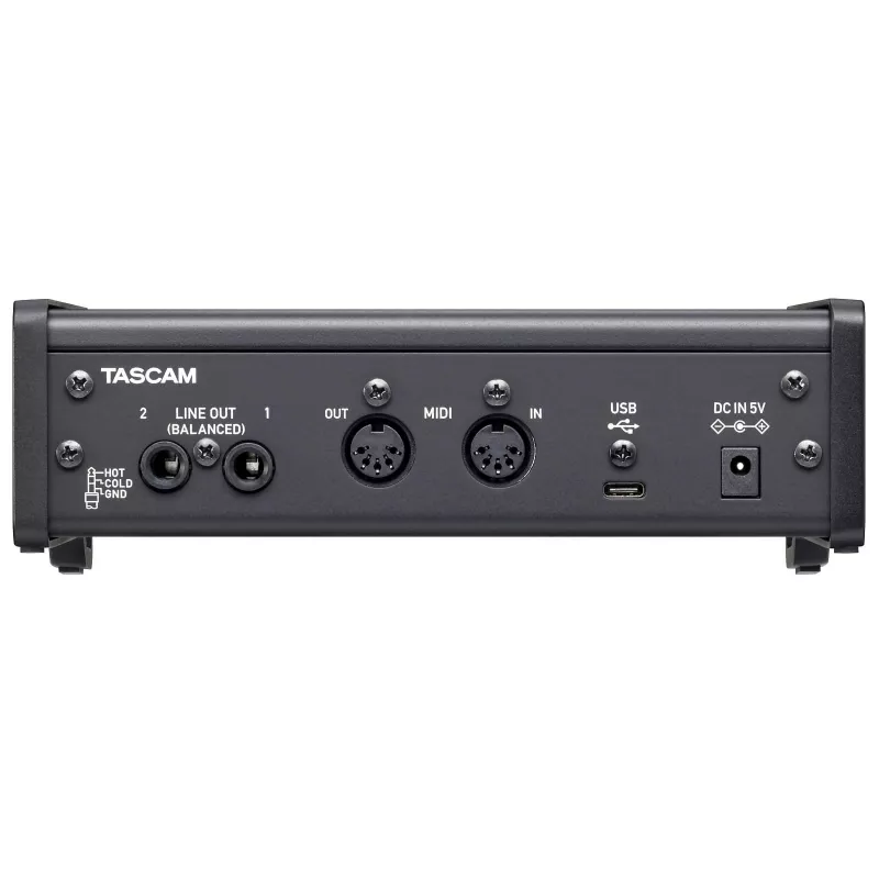 Tascam US-2x2HR interfaz de audio/MIDI USB, alta resolución, 2 entradas / 2 salidas