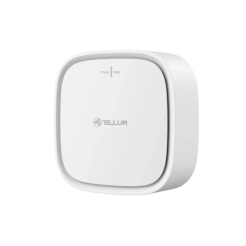 Sensor de gas Tellur T-MLX46896 DC 12V 1A Blanco
