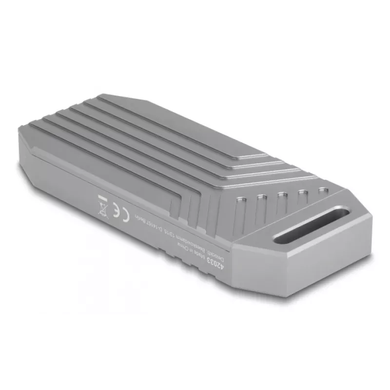 Carcasa para SSD DeLOCK 42033 gris M.2 PCI Express 40 Gbit/s