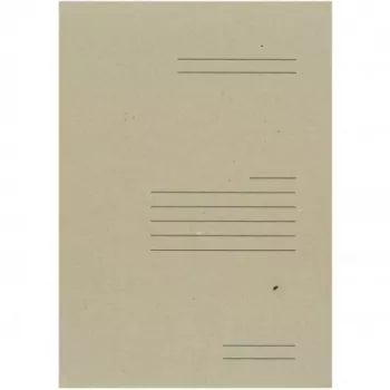 Archivador de cartón SEG-1(R) A4 400 g con prensa y acolchado, marrón