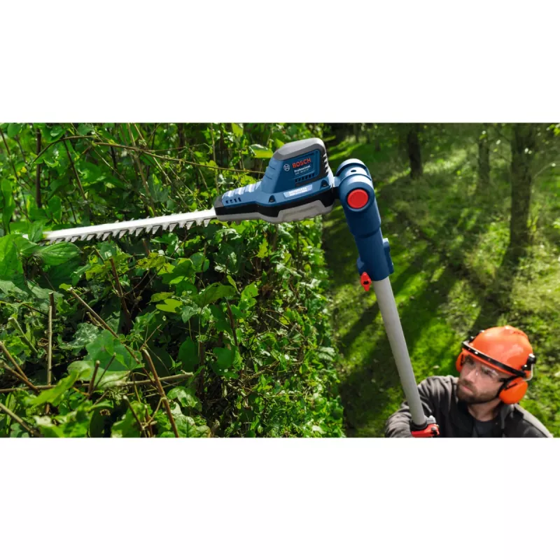 Bosch GHE 18V-50 TP cortasetos de batería negro, azul, rojo, acero inoxidable
