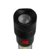 Linterna de mano Esperanza Apate negra LED