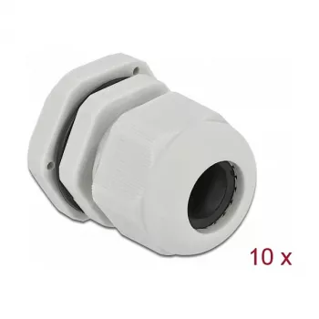 Prensaestopas DeLOCK 60219 gris plástico 10 uds.
