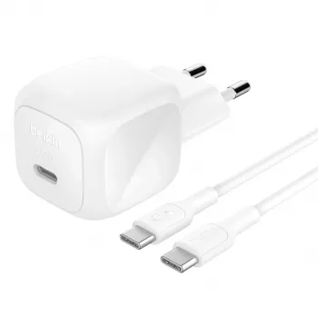 Cargador USB-C Belkin BOOSTCHARGE 45W PD PPS – 45W USB Power Delivery con PPS