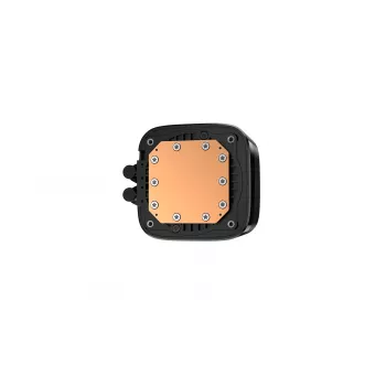 Refrigeración líquida todo en uno para CPU DeepCool R-LD240-BKDMMN-G-1 240 mm RGB, 2 ventiladores de 120 mm, PWM, tubos de 41 cm, radiador de aluminio