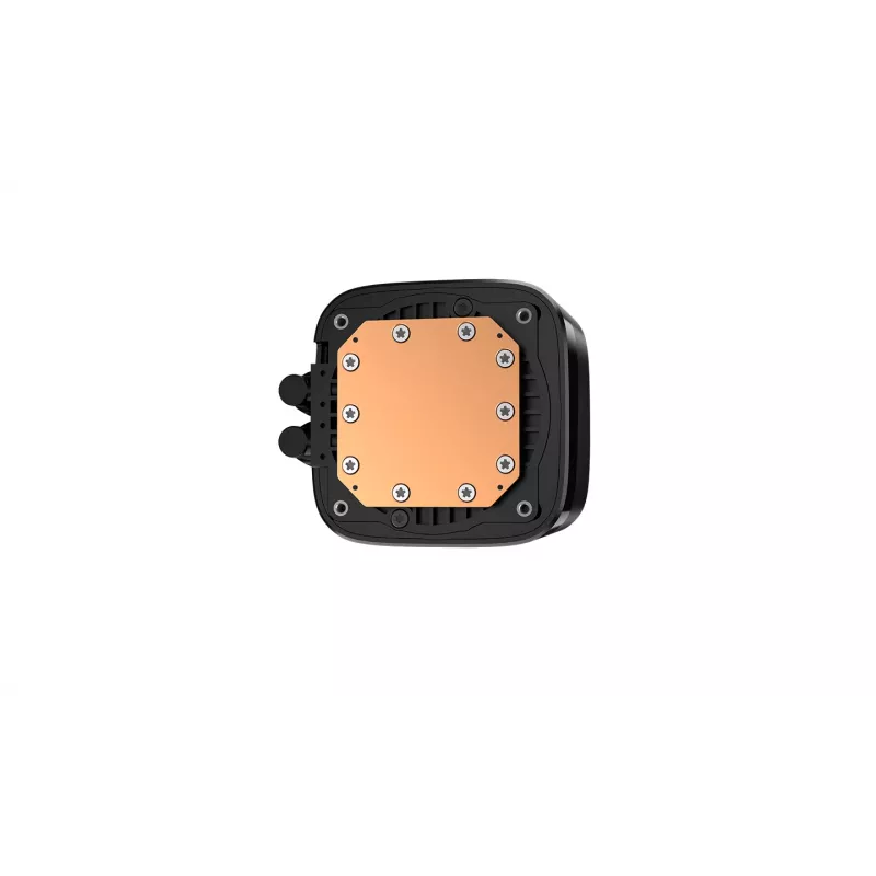 Refrigeración líquida todo en uno para CPU DeepCool R-LD240-BKDMMN-G-1 240 mm RGB, 2 ventiladores de 120 mm, PWM, tubos de 41 cm, radiador de aluminio