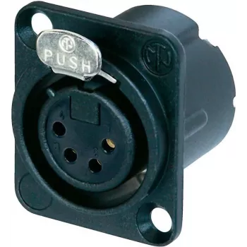 Neutrik NC4FD-LX-B accesorio de conexión Negro