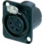 Neutrik NC4FD-LX-B accesorio de conexión Negro