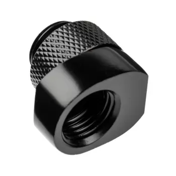 Conector de tubo Alphacool 17604 Negro rosca de 1/4