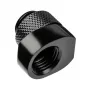 Conector de tubo Alphacool 17604 Negro rosca de 1/4