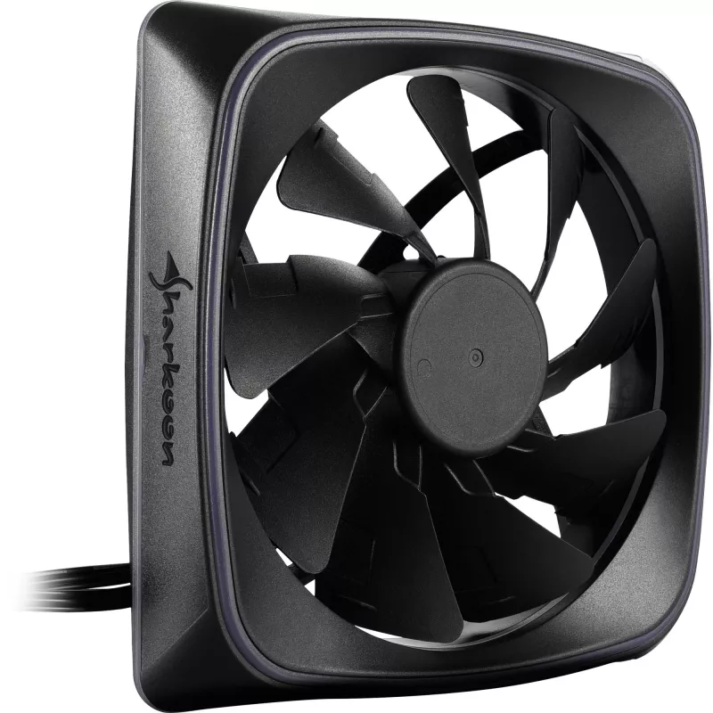 Ventilador Sharkoon RGB SHARK Lights 12 cm negro