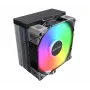 Montech NX400 Black ARGB disipador de aire para CPU, multi socket, 120 mm, negro