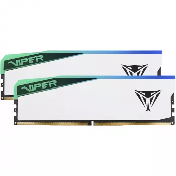 DIMM 48 GB DDR5-6000 (2x 24 GB) Dual-Kit, memoria blanca, PVER548G60C42KW, Viper Elite 5 RGB, INTEL XMP, AMD EXPO