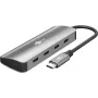 Goobay hub USB slim de 4 puertos USB-C a 10 Gbit/s - conector macho> 4x (76565)
