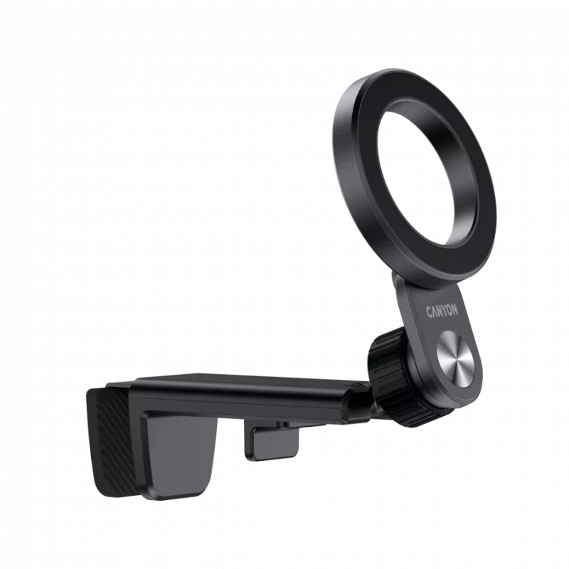 Soporte magnético de viaje CANYON OnGrip 11 — soporte magnético con clip, negro, soporte compacto de viaje para móvil