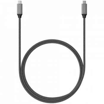 Cable USB Satechi ST-U4C25M USB4 Gen 3x2 0,25 m negro gris