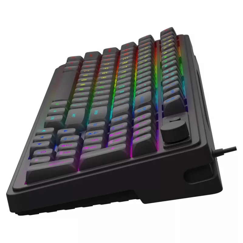 Teclado gaming Savio Galaxis USB QWERTY US inglés negro