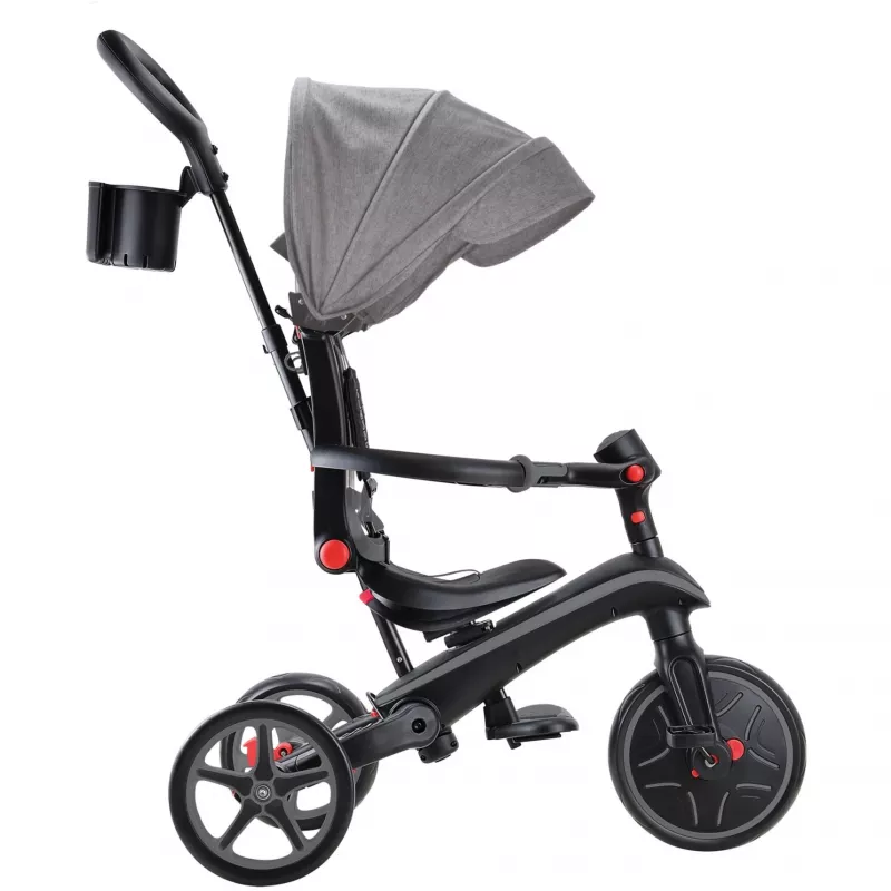 Explorer Trike Foldable 4 en 1, vehículo infantil gris