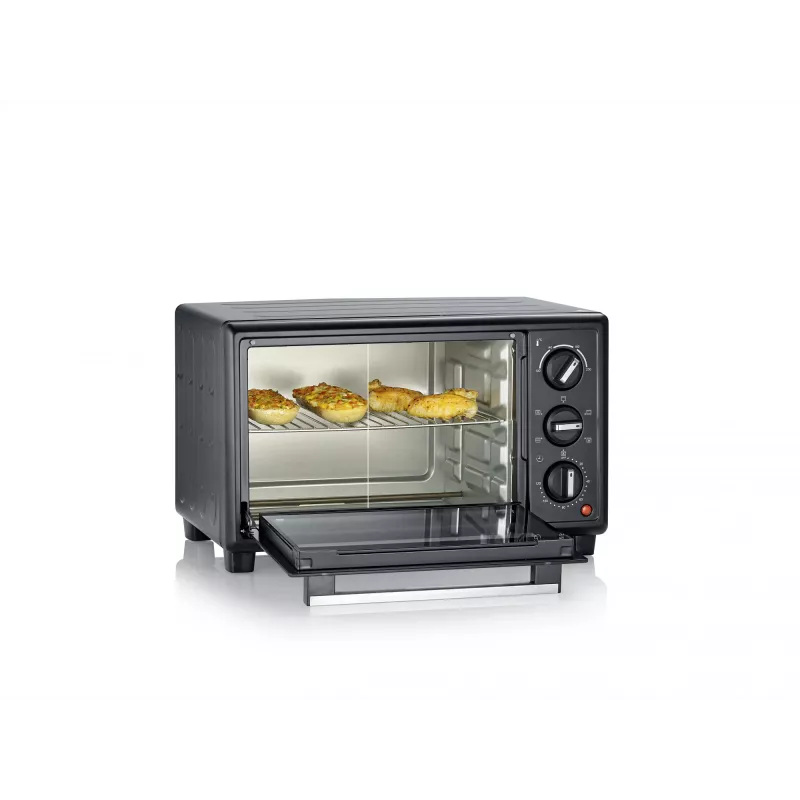 Horno eléctrico de mesa SEVERIN TO 2079 — capacidad 20 l, 1600 W, negro