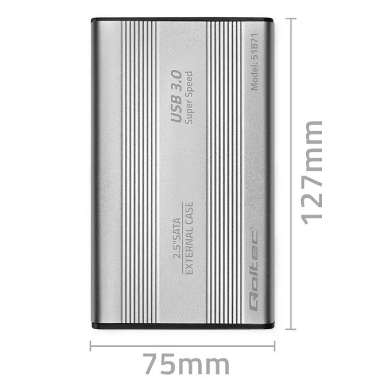 Carcasa para disco duro HDD SSD 2,5