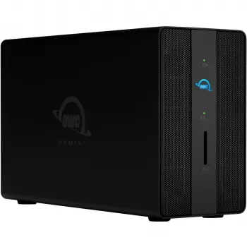 OWC Gemini unidad dual TB3 carcasa de almacenamiento y docking con RAID por hardware - Thunderbolt 3 - Thunderbolt