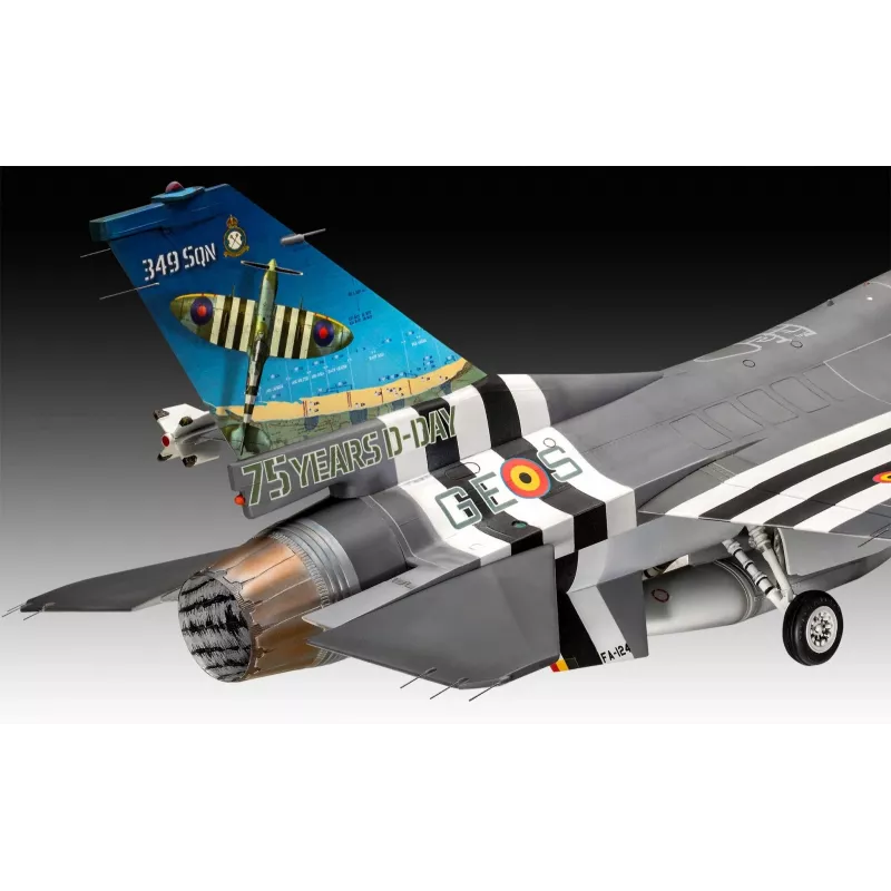 Maqueta de avión de plástico REVELL F-16 Falcon 50th Anniversary kit 1:32
