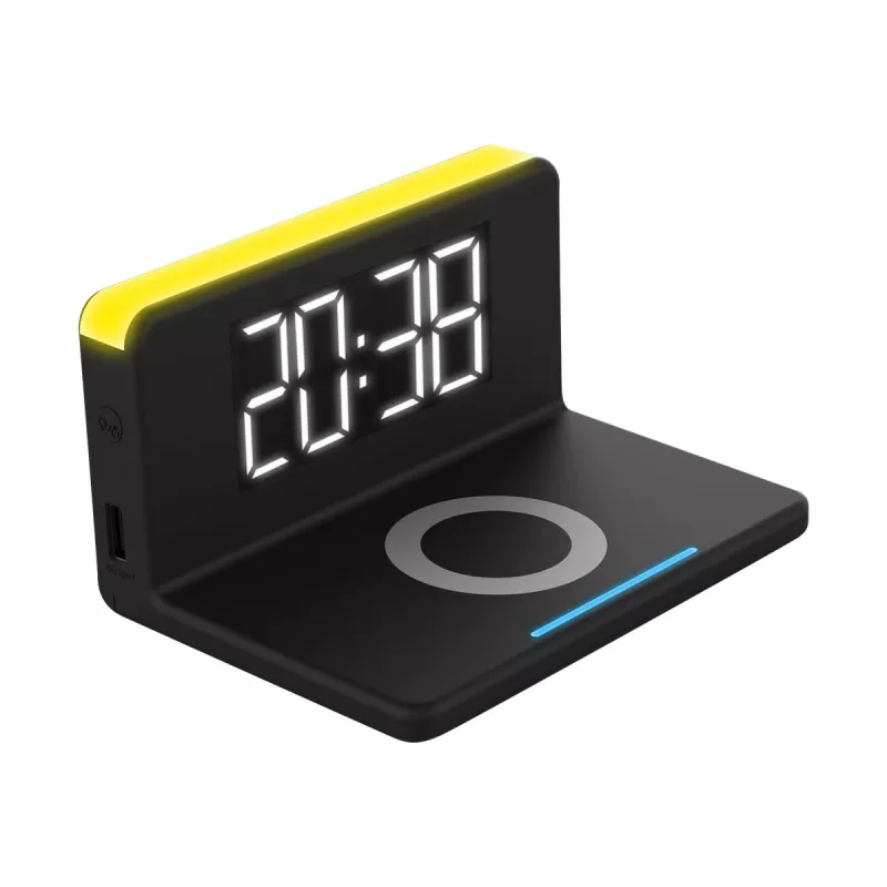 Despertador digital Terratec ChargeAir Negro Amarillo 286141