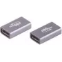 ShiverPeaks BS13-60003 adaptador USB 4.0, USB-C hembra a USB-C hembra, metálico