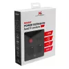Regleta MACLEAN MCE387 B — 2 tomas de corriente, 3×USB A, 110–240 V, cable de 1,5 m, máx. 2500 W