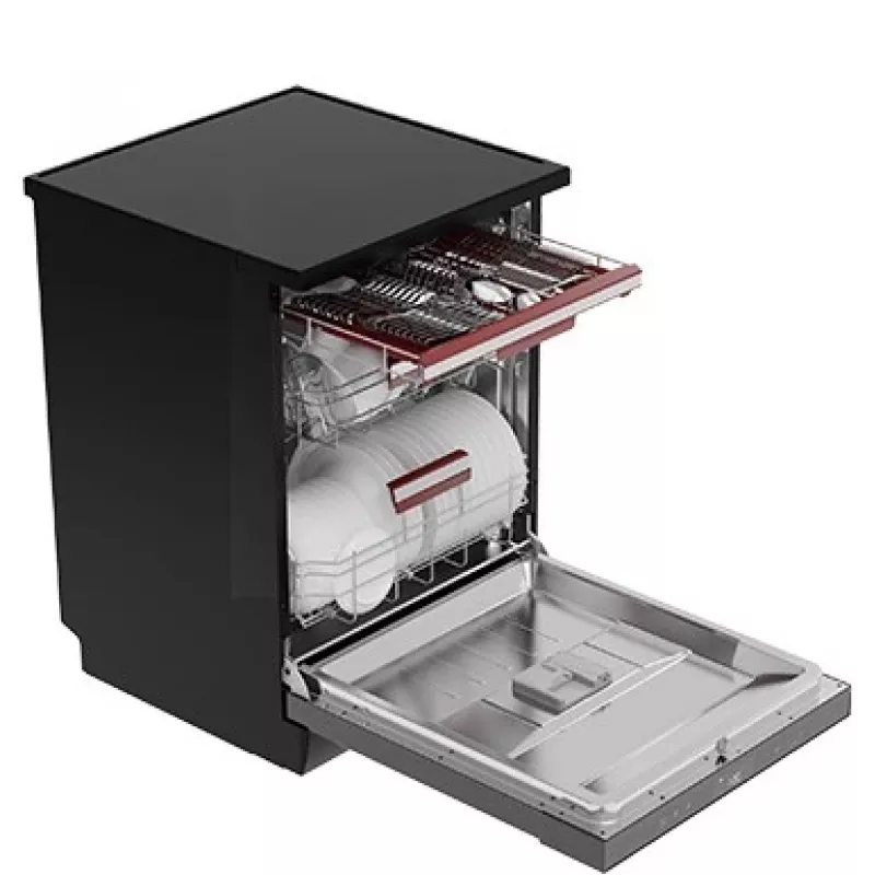 Lavavajillas Toshiba DW-15F3EE(BS)-PL, 15 cubiertos, 49 dB