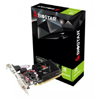Tarjeta gráfica BIOSTAR GeForce 210 — 1 GB GDDR3, 64 bits, PCIe x16 2.0, 589 MHz