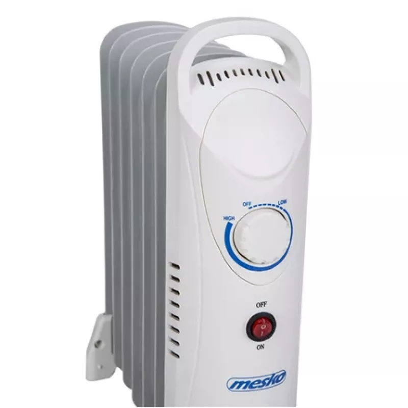 Mesko MS7804 calefactor eléctrico Radiador eléctrico de aceite para interior Blanco 700 W