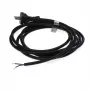 Cable de conexión a red Bachmann conector de contorno a extremo abierto, negro, 5,00 m (modelo 246186)