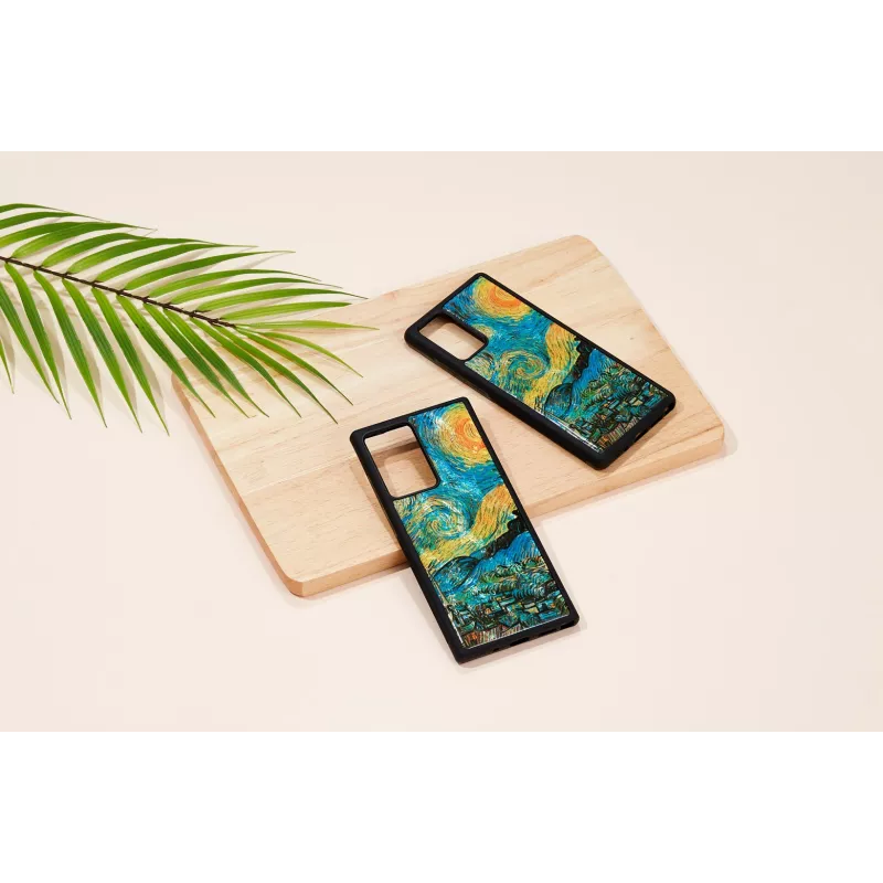 Funda protectora iKins para Samsung Galaxy Note 20 – starry night negra