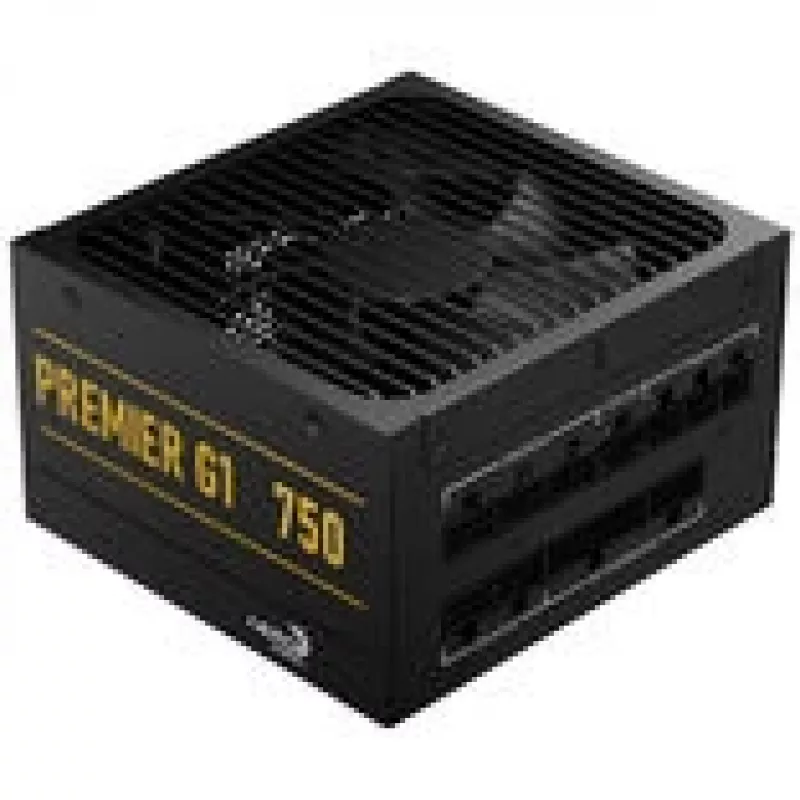 Fuente de alimentación AEROCOOL Premier G1 80 PLUS Gold ATX 3.1 PCIe 5.1 750W, negra