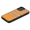 Funda para móvil Man and Wood para iPhone 12 mini, espiga arancia negro