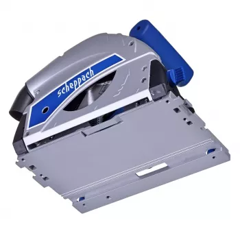 Sierra circular Scheppach PL55, 1200 W, 230 V, disco Ø160 mm, 24 dientes, profundidad de corte 49,5 mm (90°), basculante, madera