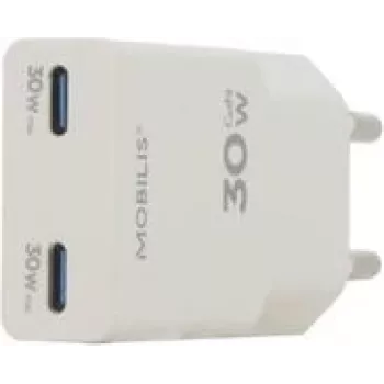 Cargador Mobilis Energia 30W pared USB-C blanco - cargador (020026)