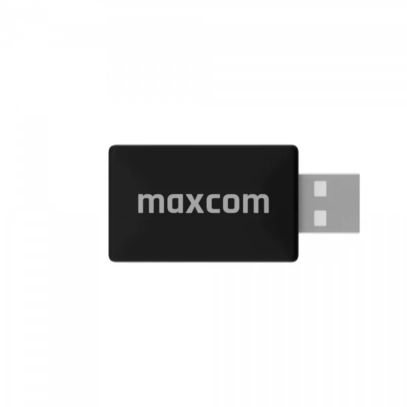 Maxcom MC02 Wave adaptador inalámbrico para radio de coche, negro