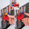 Cortatubos Knipex TubiX S 3–30 mm, herramienta de corte compacta para tubos de metal y plástico