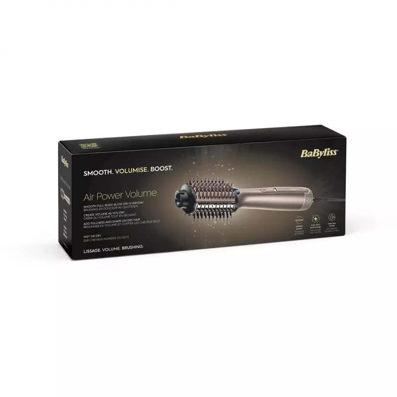 BaByliss AS95E Air Power Volume cepillo de aire caliente champagne 1000 W
