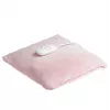 Almohadilla térmica eléctrica Adler AD 7444, 80 W, 2 niveles de calor, lavable, mando a distancia, rosa