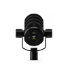 Micrófono de estudio RØDE PodMic USB — cardioide XLR/USB, 24 bits/48 kHz, USB-C, salida de auriculares, control de volumen giratorio, negro