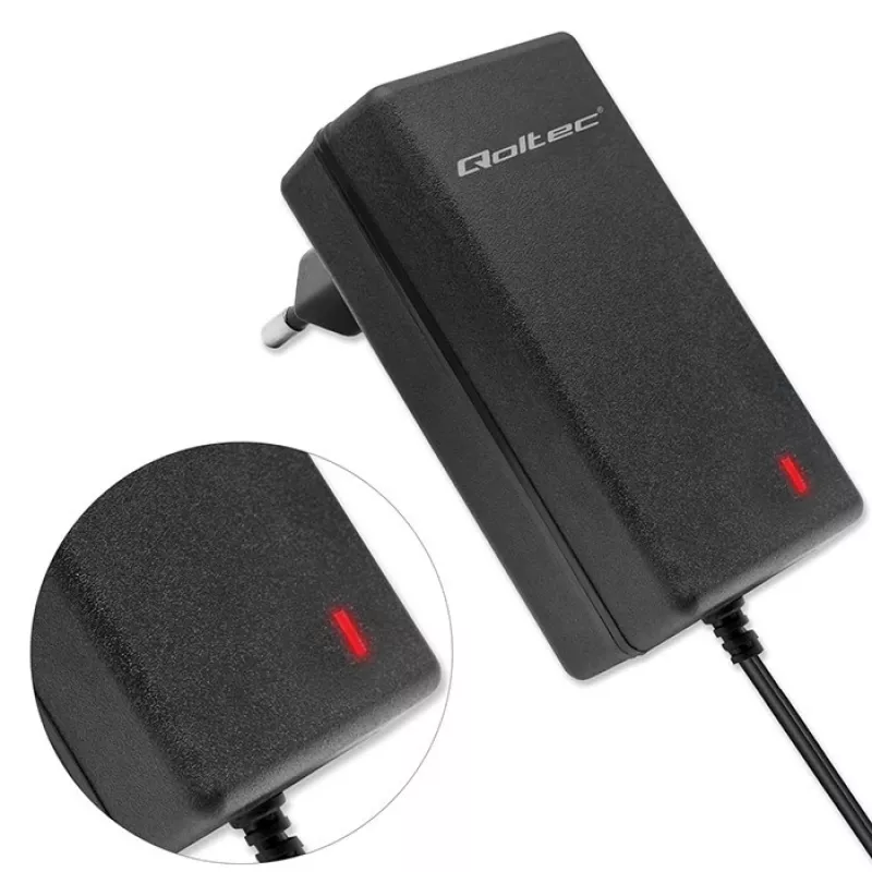 Cargador de baterías QOLTEC 52423 para baterías AGM/GEL/STD 6V/12V 1,5A