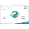Adaptador Digitus DN-3024 USB 3.0 20 cm 1x USB-C a 1x RJ45 apantallado