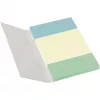 Pestañas índice adhesivas Herlitz 50033447, autoadhesivas, 160 hojas, azul verde amarillo