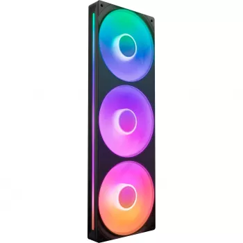 NZXT F360 RGB Core 360mm ARGB Pack de 3 Negro