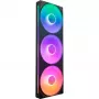 NZXT F360 RGB Core 360mm ARGB Pack de 3 Negro